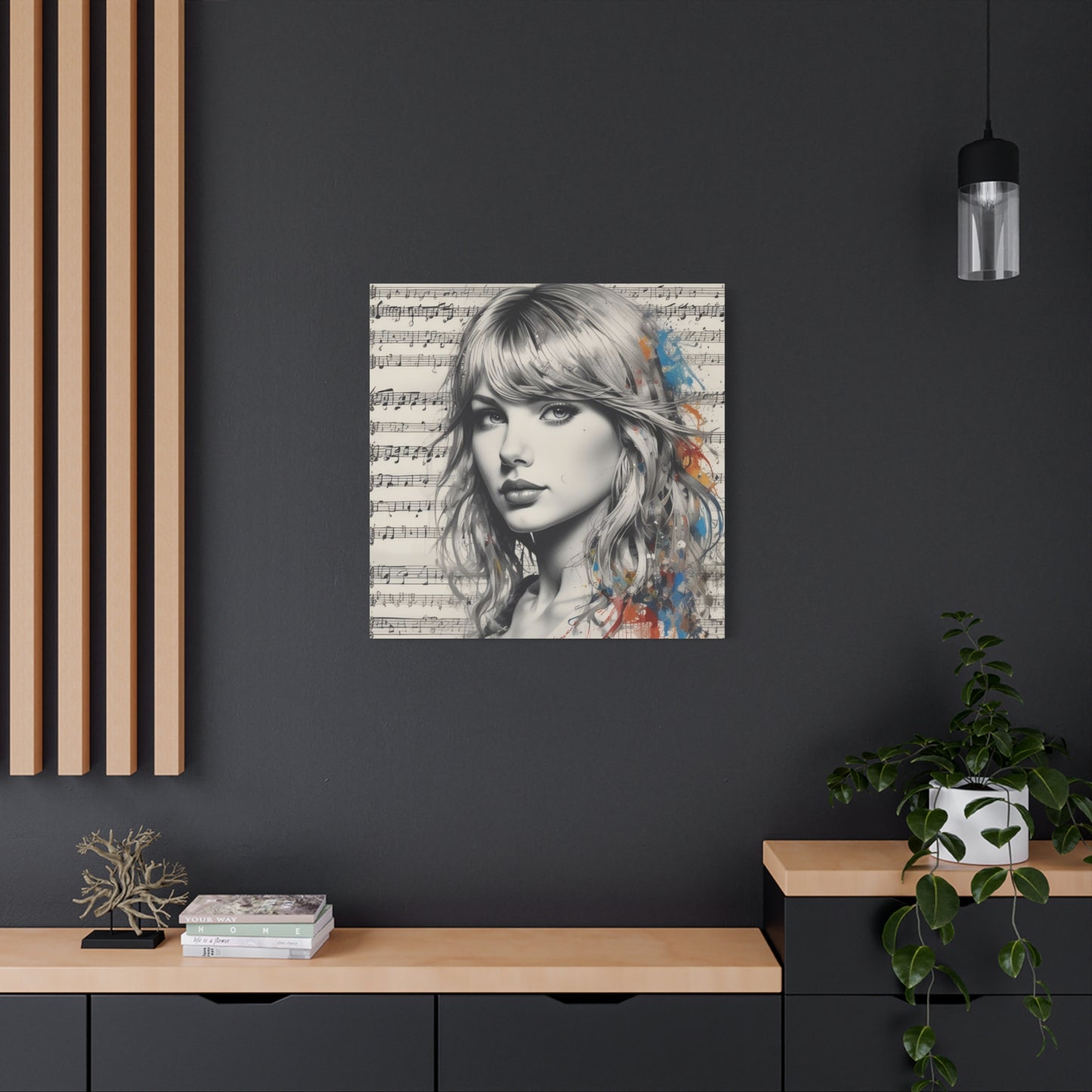 Swift Inspired - Portrait Music Canvas