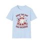 Have The Day You Deserve Raccoon T-Shirt — Positive Message Tee with Sunflowers
