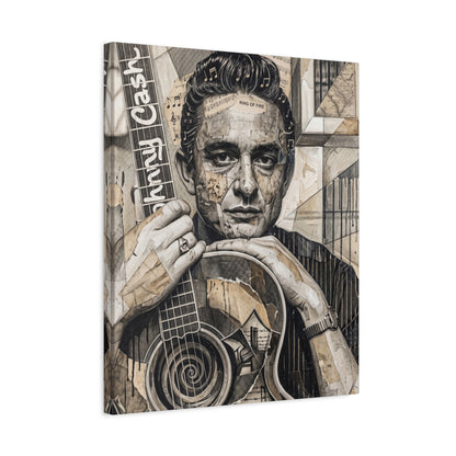 Jerry Portrait Matte Canvas Wall Art, Stretched 1.25"