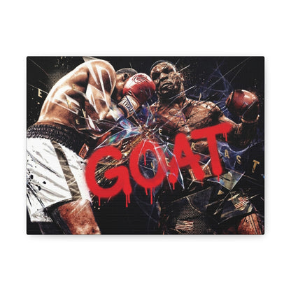 G.O.A.T. Boxer Canvas Wall Art Print
