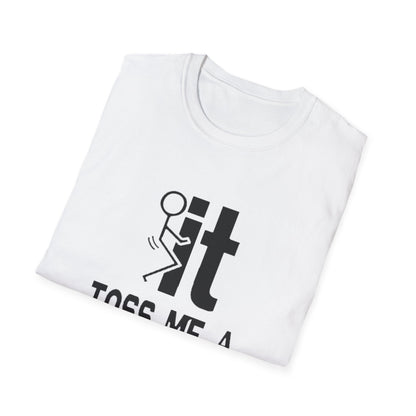 Funny 'Toss Me a Beer' T-Shirt – Beer Toss Party Tee