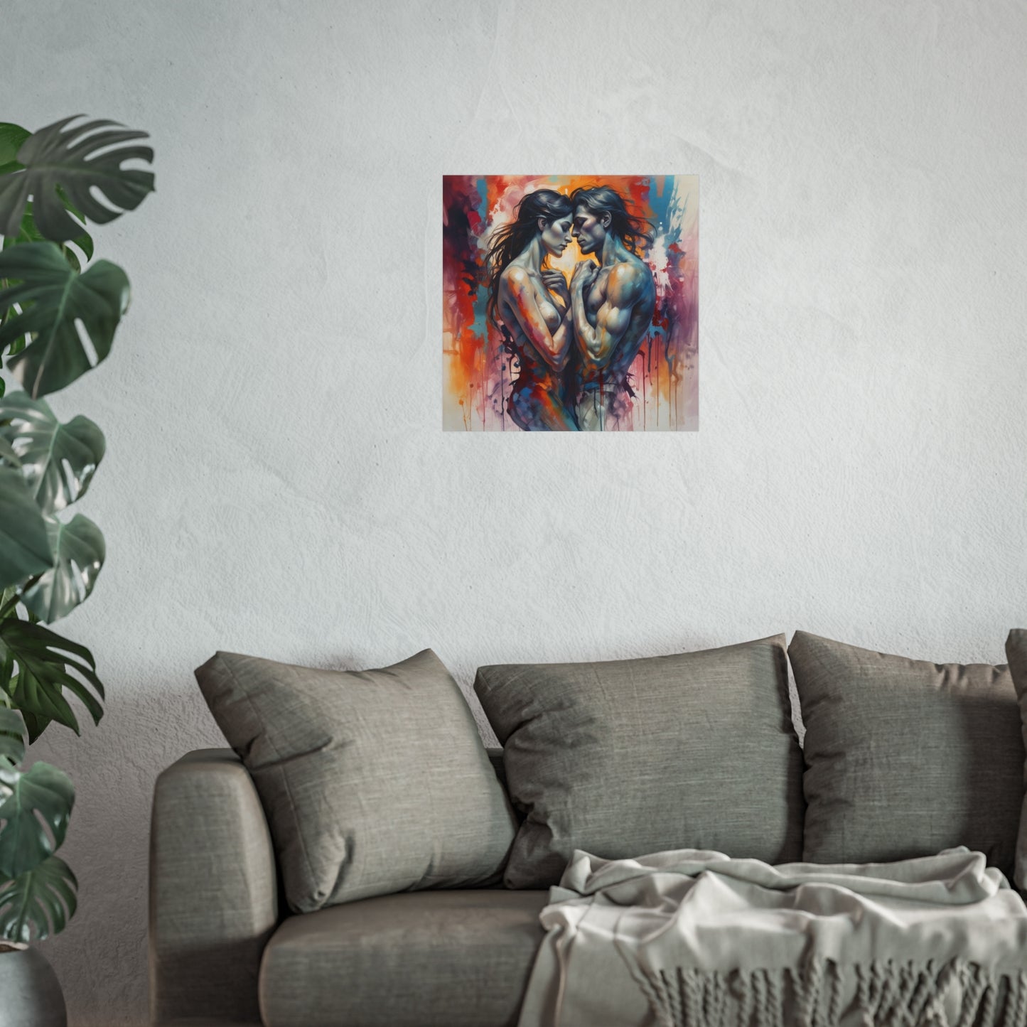 Romantic Embrace Fine Art Poster
