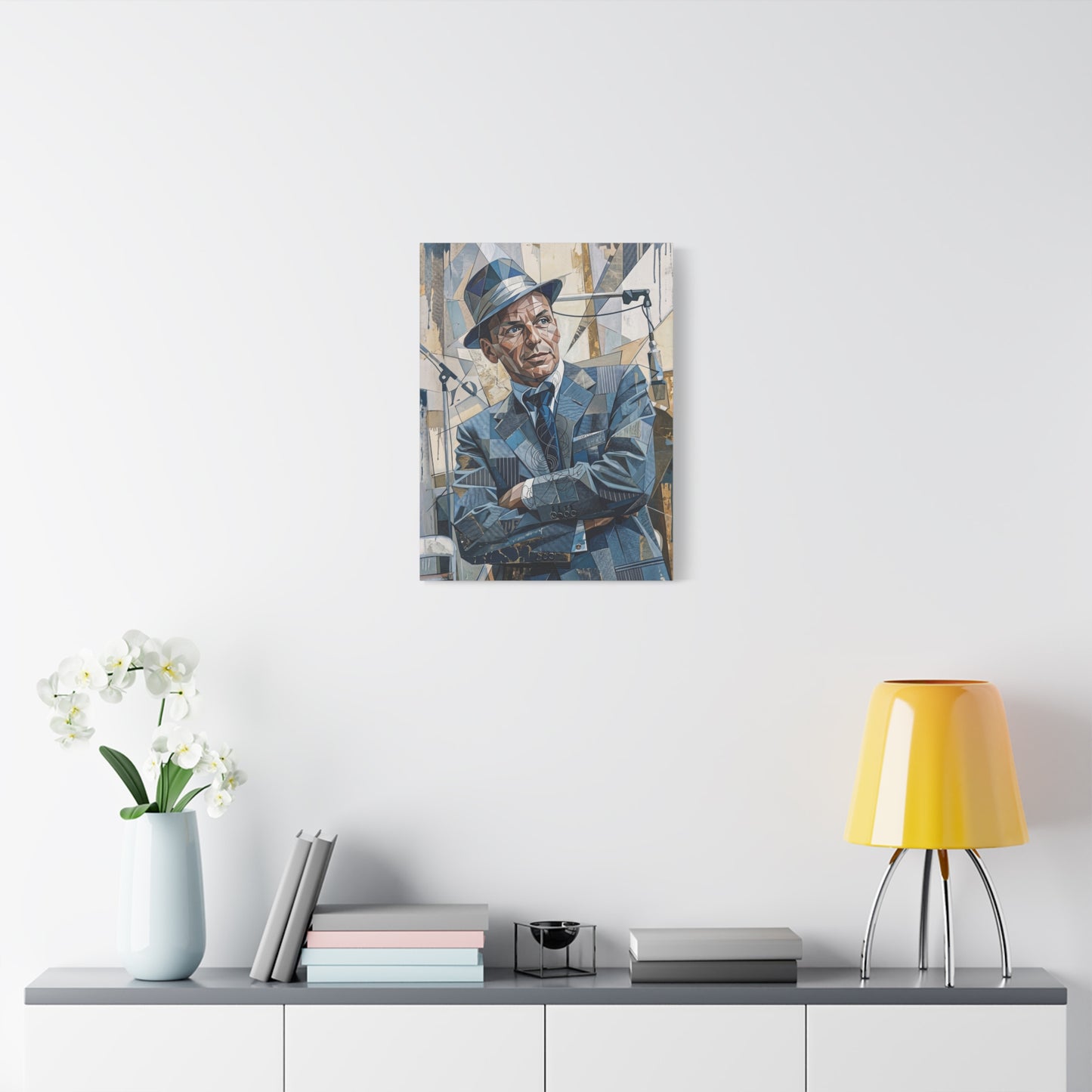 G.O.A.T Basketball Portrait Matte Canvas Wall Art, Stretched 1.25"