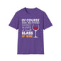 Wine Lover T-Shirt — "Of Course Size Matters No One Wants A Small Glass Of Wine"