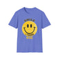 Wine Smile T-Shirt — "Smile I Found Wine" Retro Smiley Tee