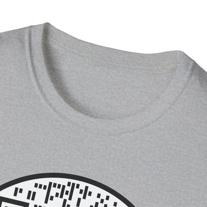 QR Code "Scan Me" T-Shirt — Interactive Novelty Shirt for Events & Gifts