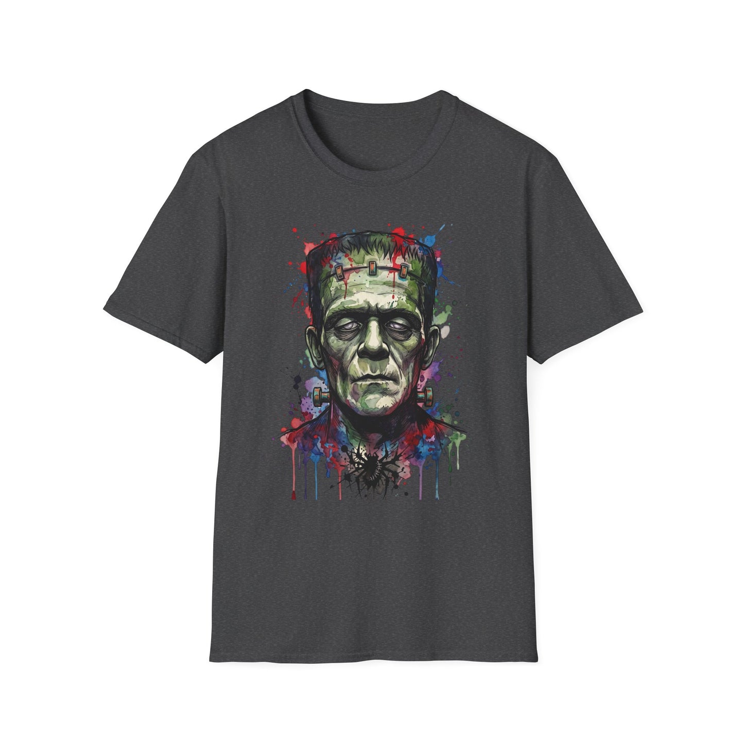 Frankenstein Watercolor Portrait T-Shirt