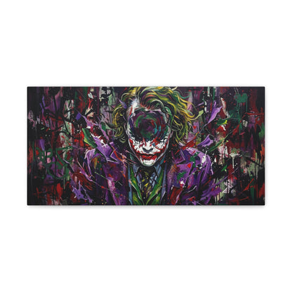 Joker Mental Health Abstract Portrait Canvas