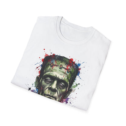 Frankenstein Watercolor Portrait T-Shirt