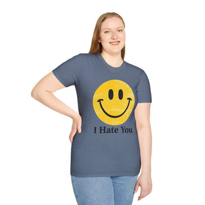 I Hate You Smiley T-Shirt