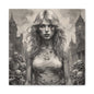 Zombie Swift Matte Canvas Wall Art — Gothic Horror Stretched Canvas