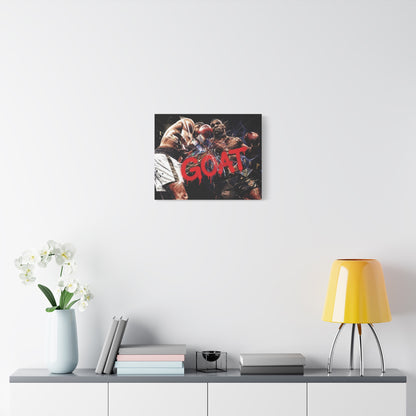 G.O.A.T. Boxer Canvas Wall Art Print