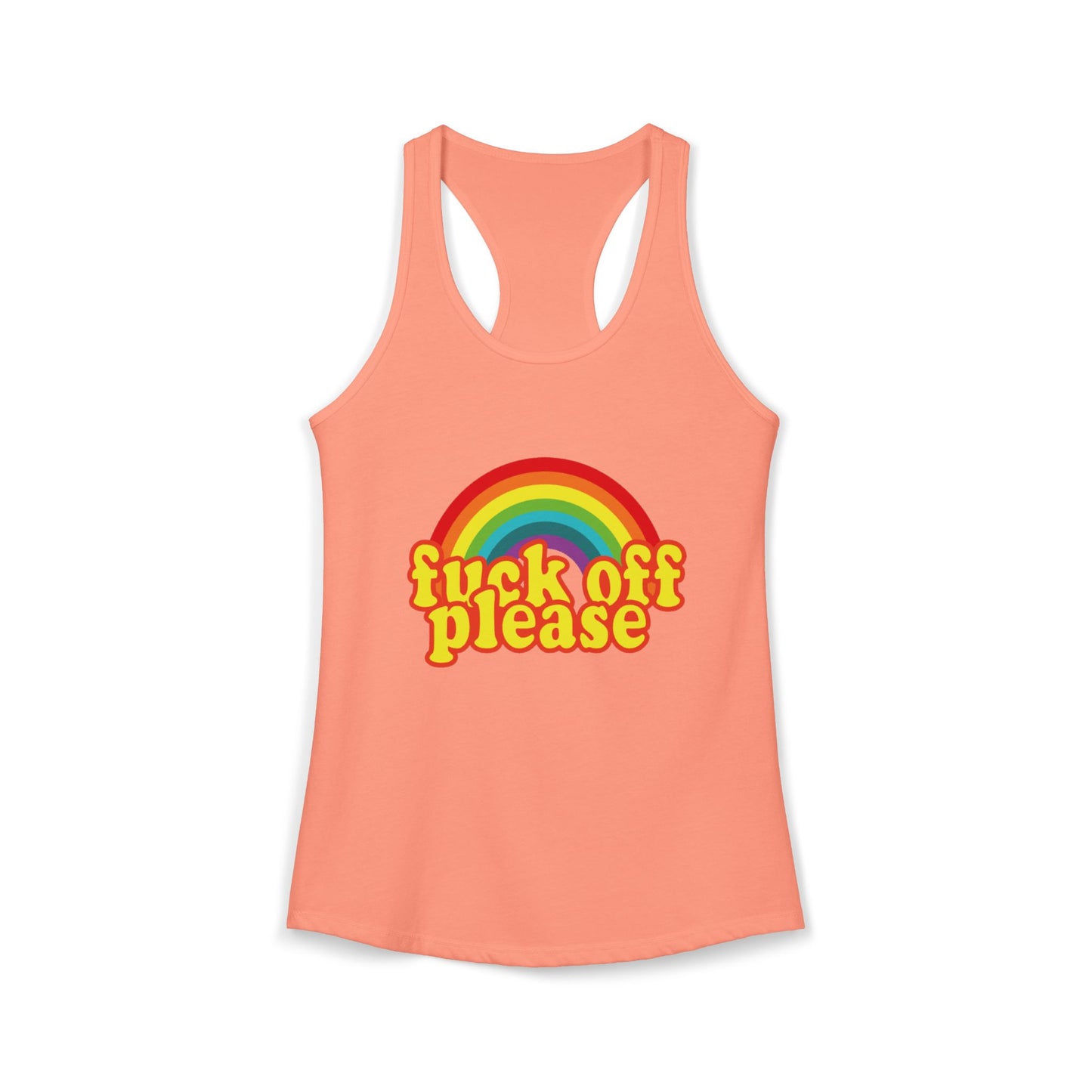 Women's Ideal "F*ck Off Please" Racerback Tank