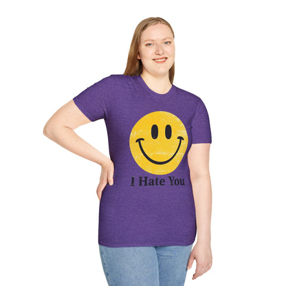 I Hate You Smiley T-Shirt