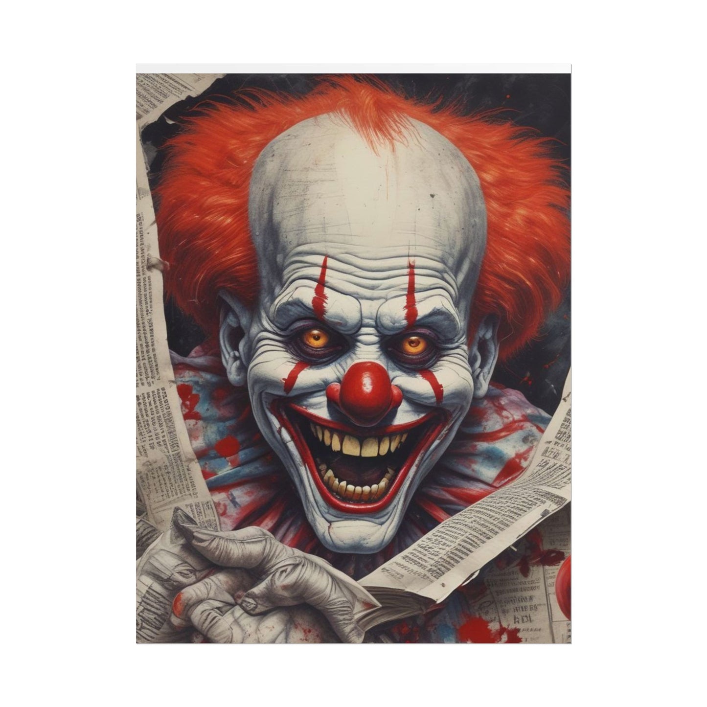 Pennywise Inspired Clown Rolled Posters