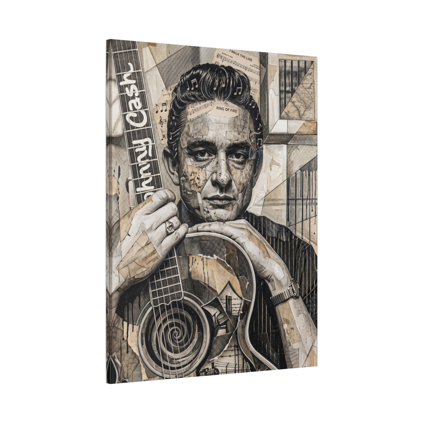 Jerry Portrait Matte Canvas Wall Art, Stretched 1.25"