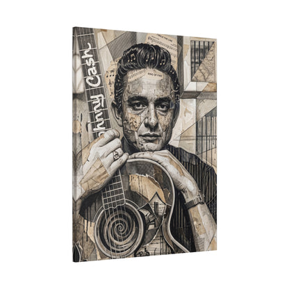 Jerry Portrait Matte Canvas Wall Art, Stretched 1.25"