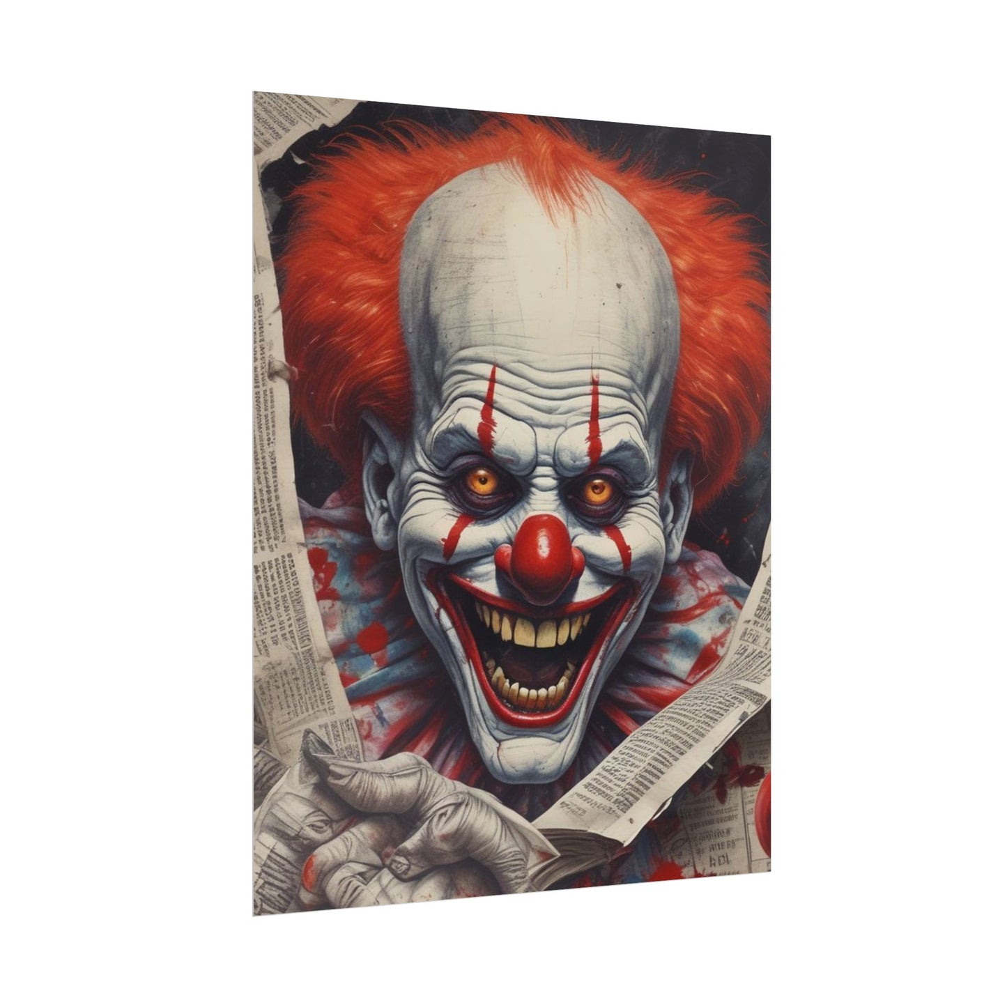 Pennywise Inspired Clown Rolled Posters