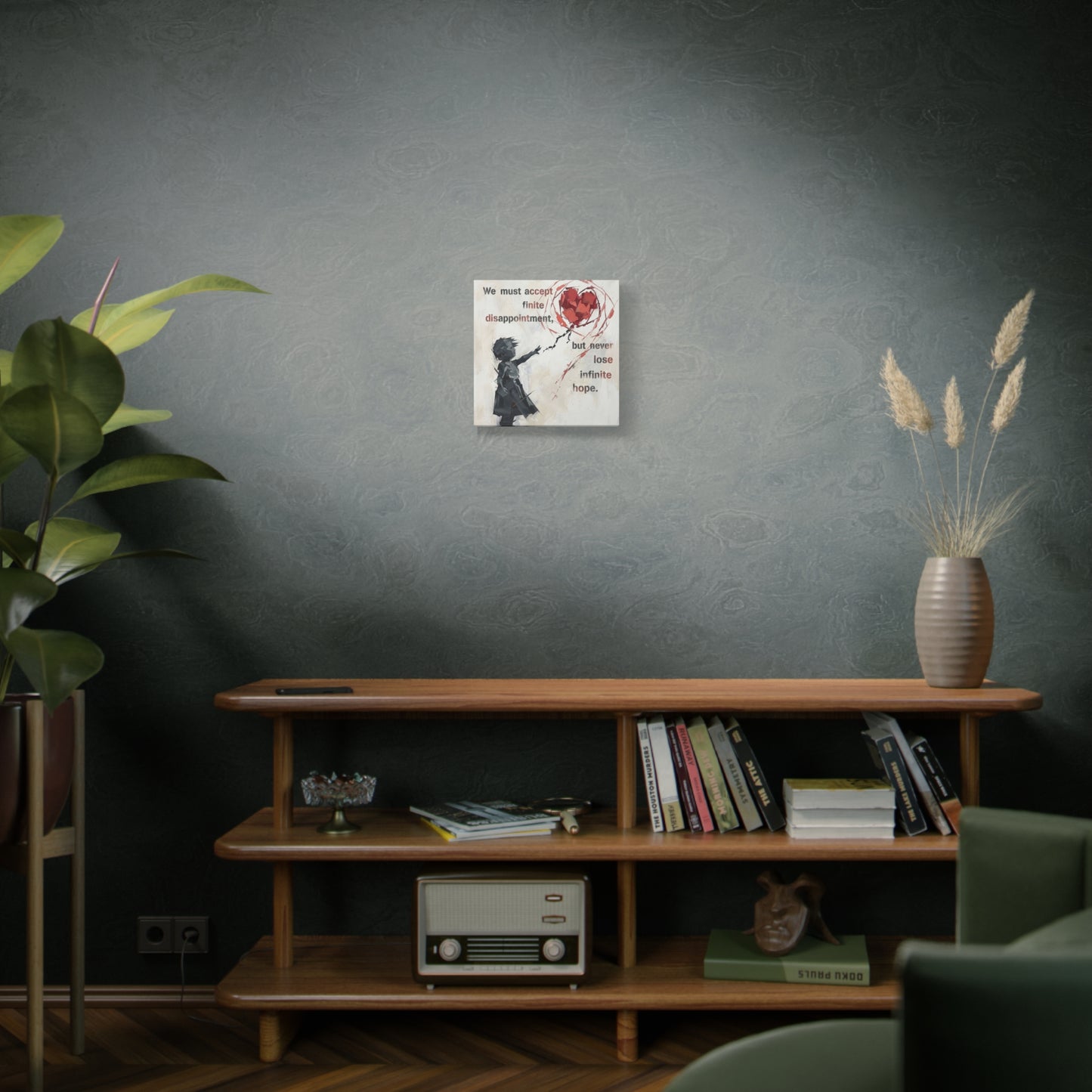 Hope Abstract Canvas Wall Art Print — Matte Stretched Canvas