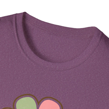 Cool Moms Club T-Shirt — Retro Floral Smiley Tee for Trendy Moms