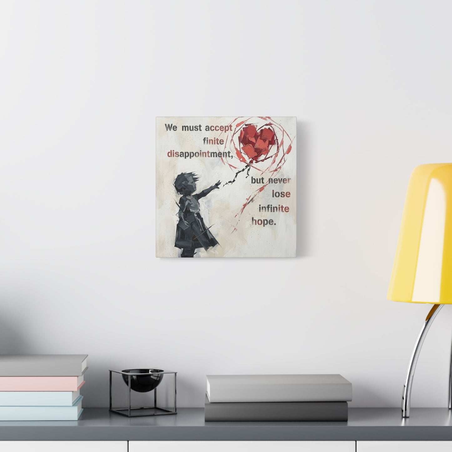 Hope Abstract Canvas Wall Art Print — Matte Stretched Canvas