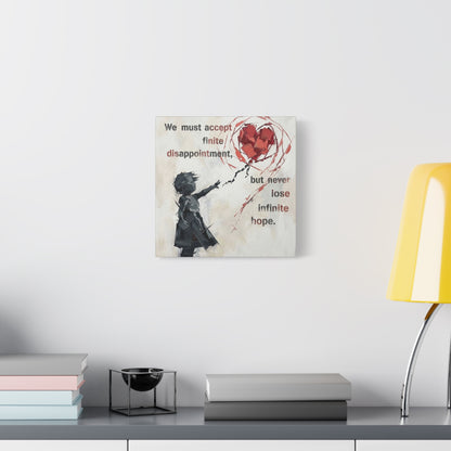 Hope Abstract Canvas Wall Art Print — Matte Stretched Canvas