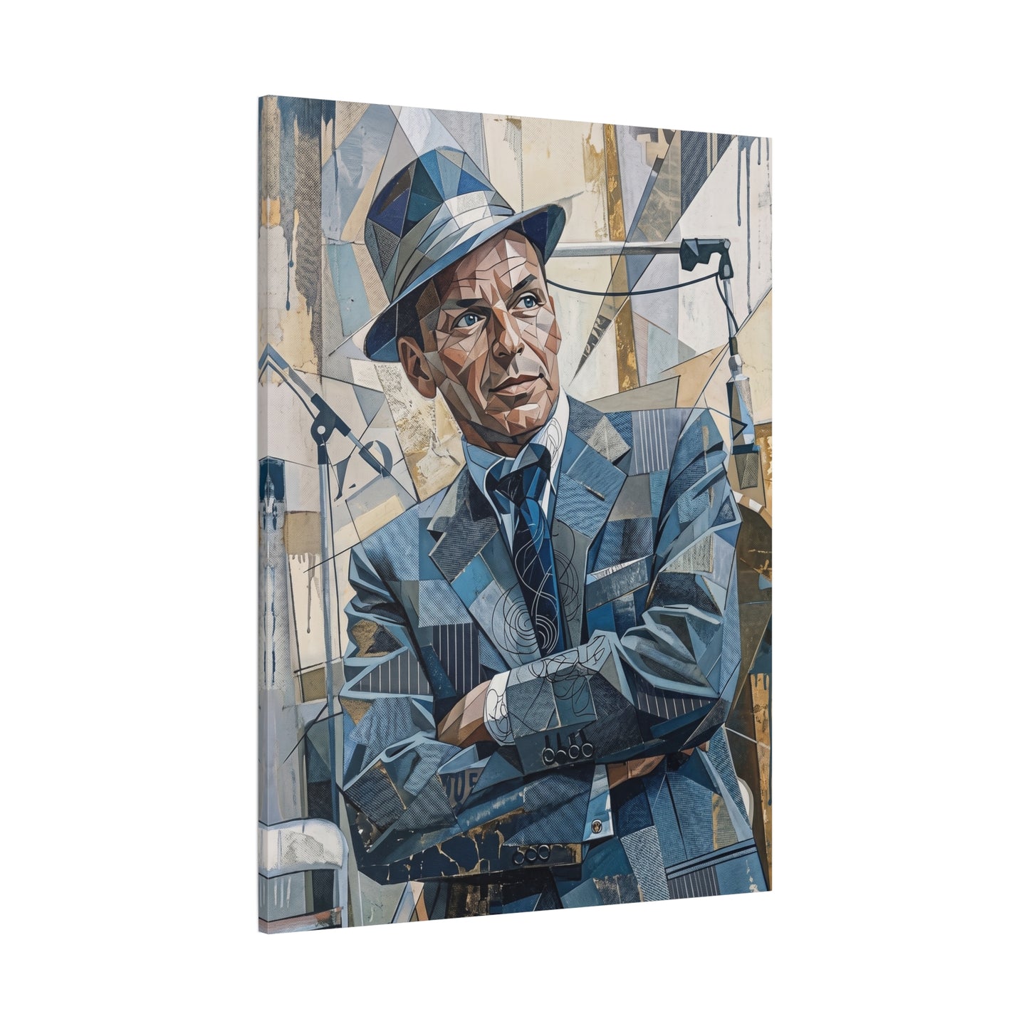 G.O.A.T Basketball Portrait Matte Canvas Wall Art, Stretched 1.25"