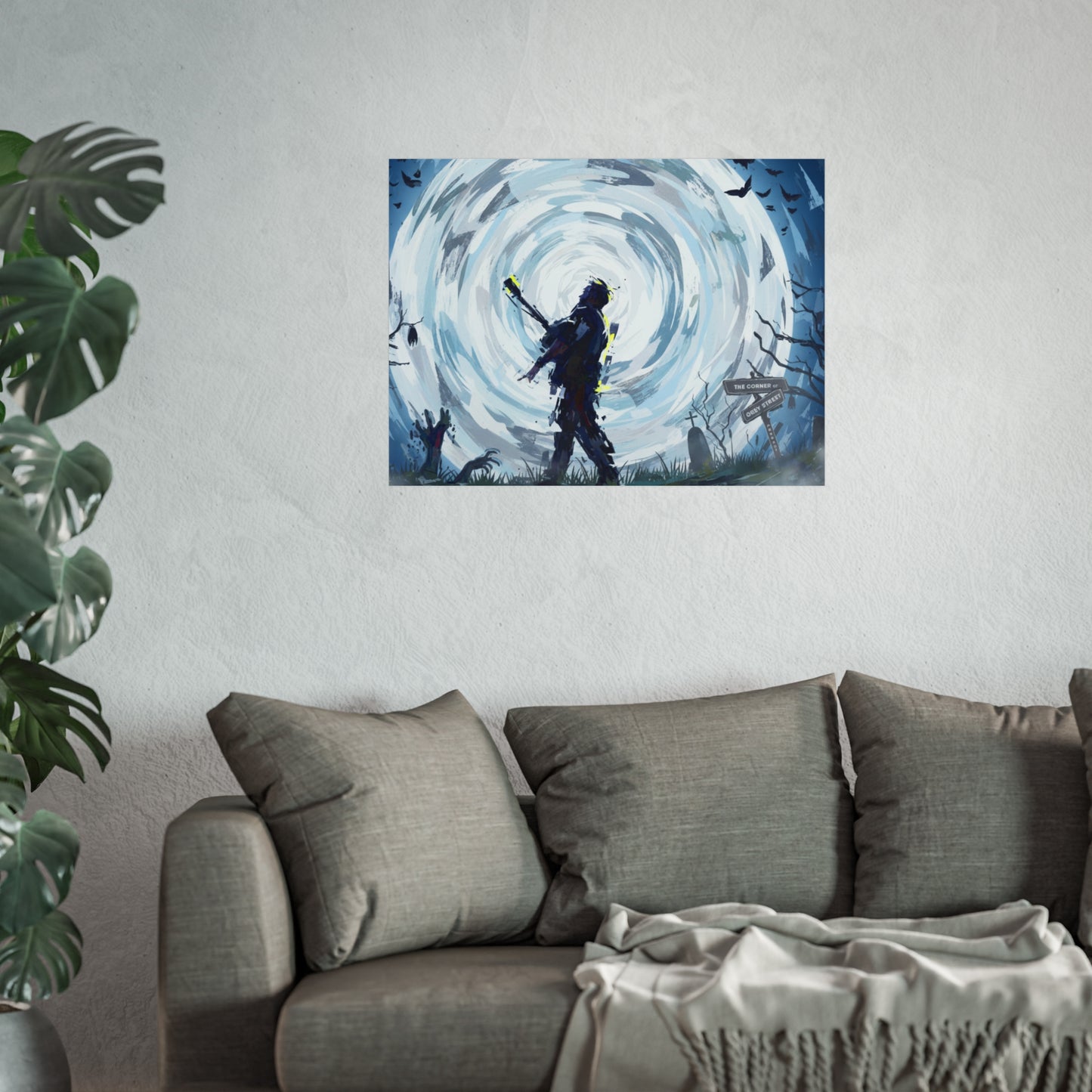 DMB Halloween Fine Art Poster Print — Rock Apocalypse Wall Art