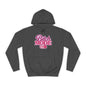 Bitch Mode On Hoodie — Bold Pink Retro Script Graphic Sweatshirt