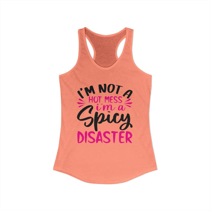 Women's Ideal "Hot Mess" Racerback Tank