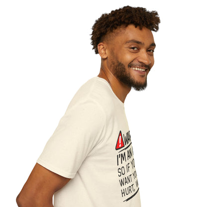 Warning I’m An Asshole T-Shirt – Funny Sarcastic Graphic Tee