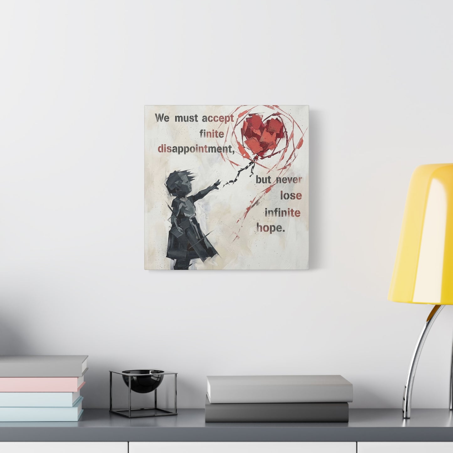 Hope Abstract Canvas Wall Art Print — Matte Stretched Canvas