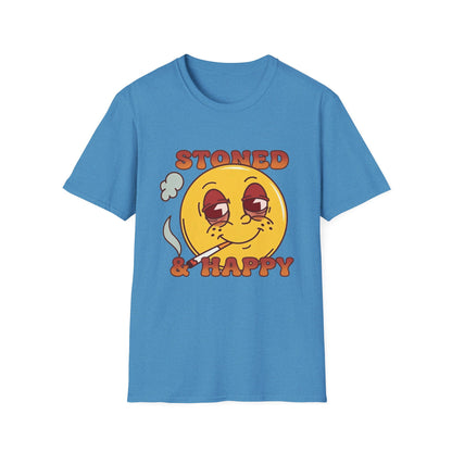 Stoned & Happy Smiley T-Shirt
