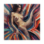 Fine Art Poster — Colorful Figurative Nude Art Print