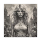 Zombie Swift Matte Canvas Wall Art — Gothic Horror Stretched Canvas