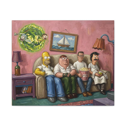 House Guest 2 Canvas Wall Art Print
