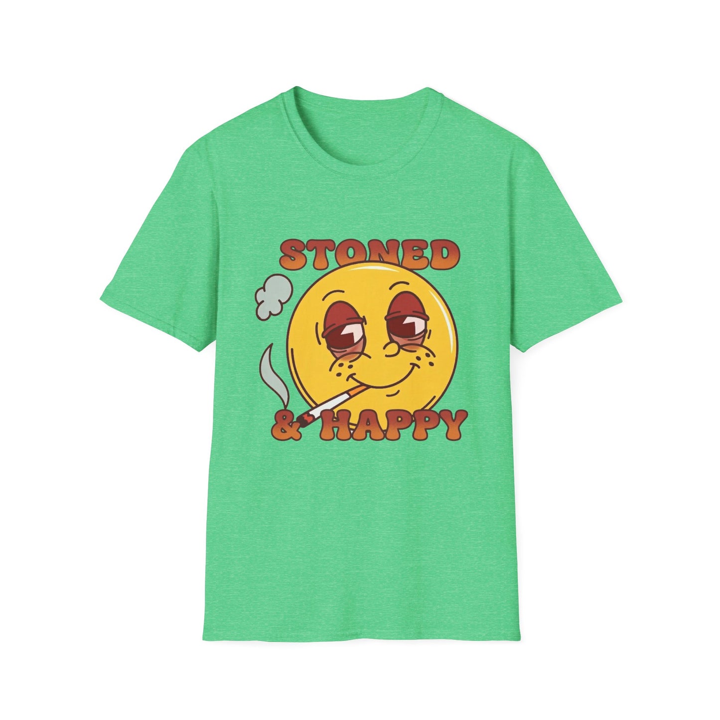 Stoned & Happy Smiley T-Shirt