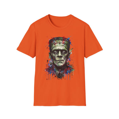 Frankenstein Watercolor Portrait T-Shirt