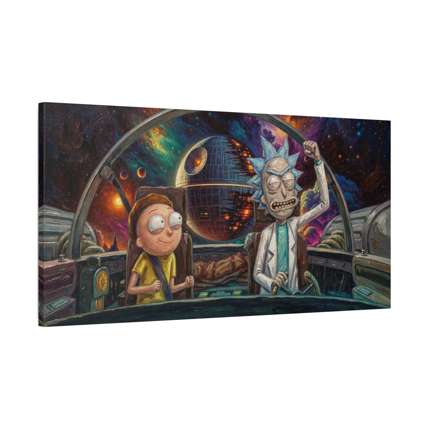 Ricks World 2 Abstract Canvas Wall Art — Matte Stretched 1.25"