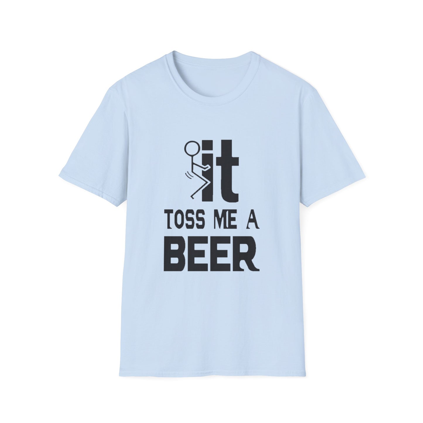 Funny 'Toss Me a Beer' T-Shirt – Beer Toss Party Tee