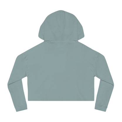 Cropped Hoodie — "Bitch Mode On" Graphic Crop Hooded Sweatshirt
