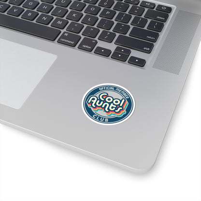 Cool Aunts Club Kiss-Cut Sticker — Retro 'Official Member' Laptop Decal