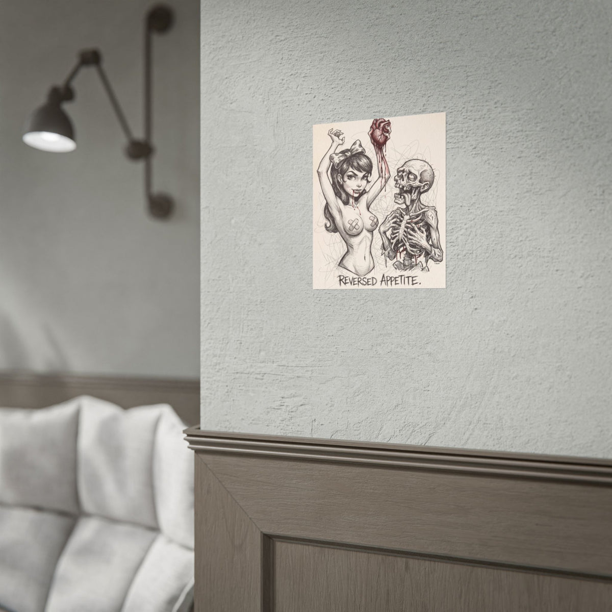 Reversed Appetite Comic Art Print Poster