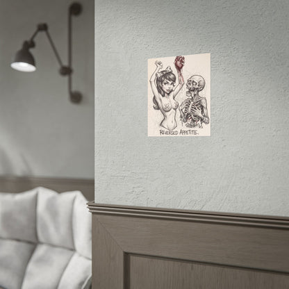 Reversed Appetite Comic Art Print Poster