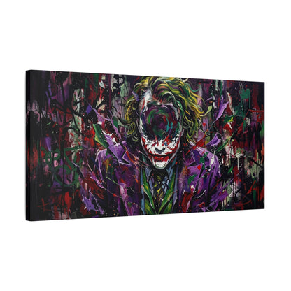 Joker Mental Health Abstract Portrait Canvas
