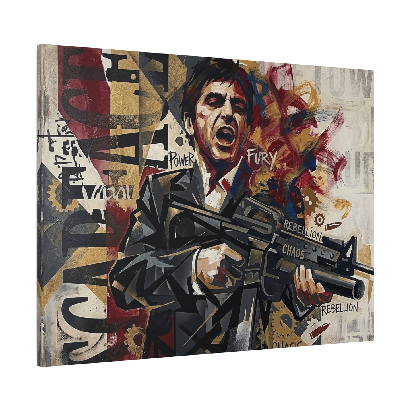 Tony's War Canvas Wall Art Print