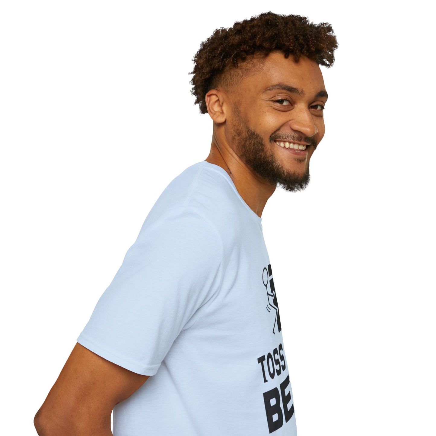 Funny 'Toss Me a Beer' T-Shirt – Beer Toss Party Tee