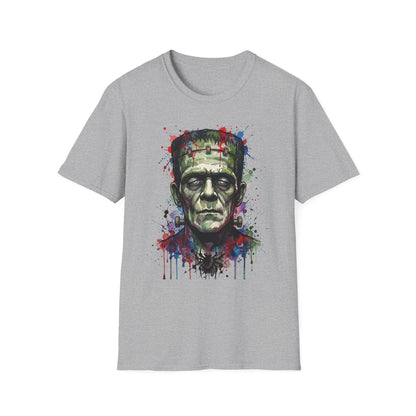 Frankenstein Watercolor Portrait T-Shirt