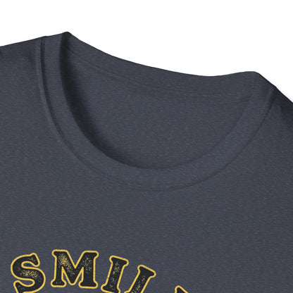 Wine Smile T-Shirt — "Smile I Found Wine" Retro Smiley Tee