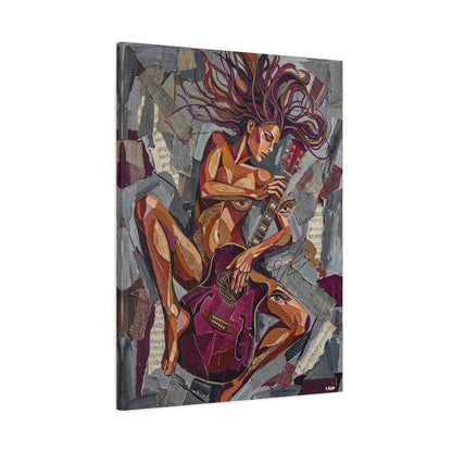 Lady Rock Canvas Art — Matte Stretched Canvas Print